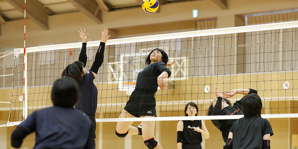 バレーボール部 クラブ紹介 キャンパスライフ 日本女子体育大学