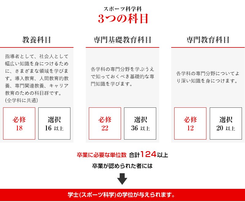 カリキュラム スポーツ科学科 学部 大学院 日本女子体育大学